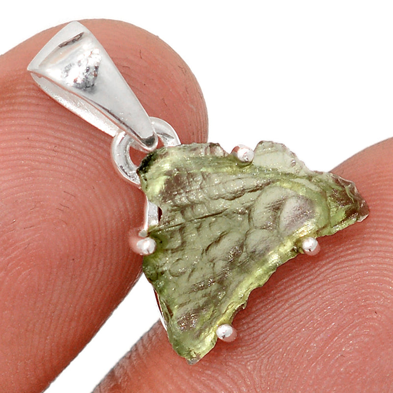 1.1" Claw - Moldavite Pendants - MLDP729