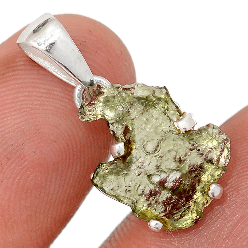 1" Claw - Moldavite Pendants - MLDP736