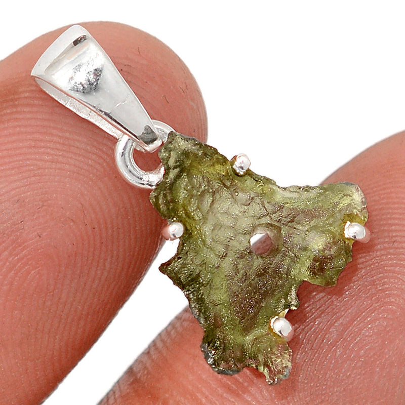 1" Claw - Moldavite Pendants - MLDP738