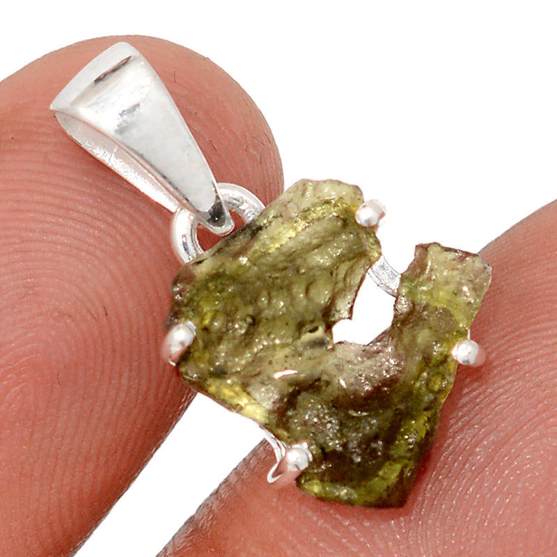 0.8" Claw - Moldavite Pendants - MLDP747