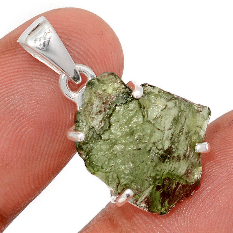 1.1" Claw - Moldavite Pendants - MLDP761