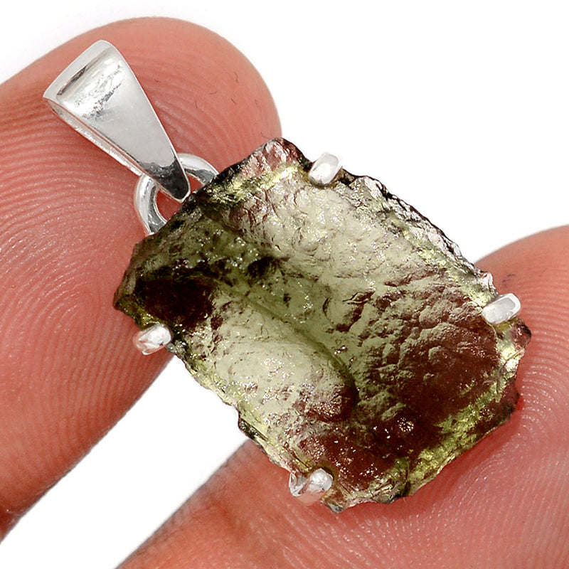 1.1" Claw - Moldavite Pendants - MLDP765
