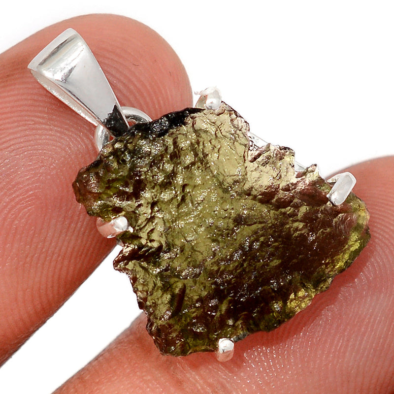 1" Claw - Moldavite Pendants - MLDP771
