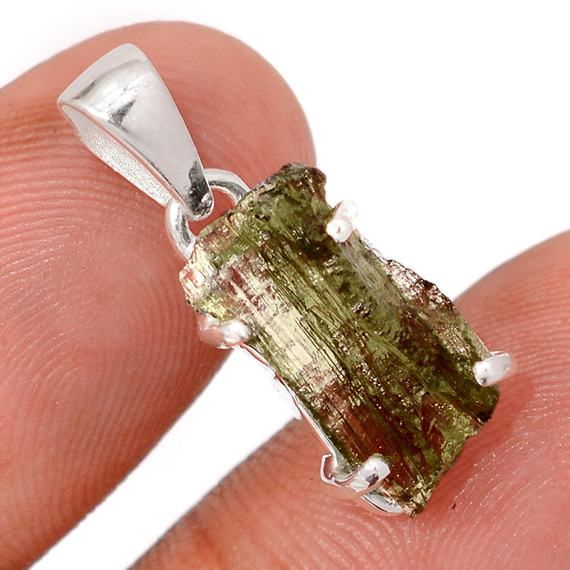 1" Claw - Moldavite Pendants - MLDP775