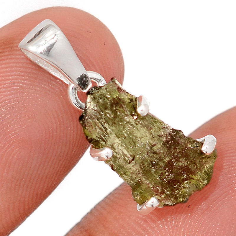 1" Claw - Moldavite Pendants - MLDP776