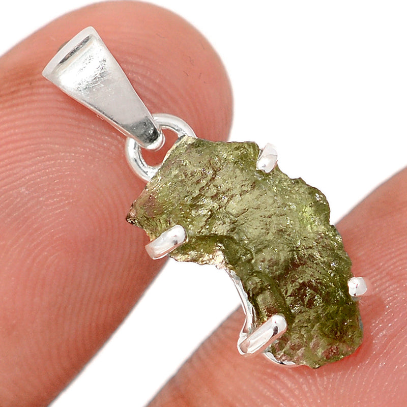1" Claw - Moldavite Pendants - MLDP782