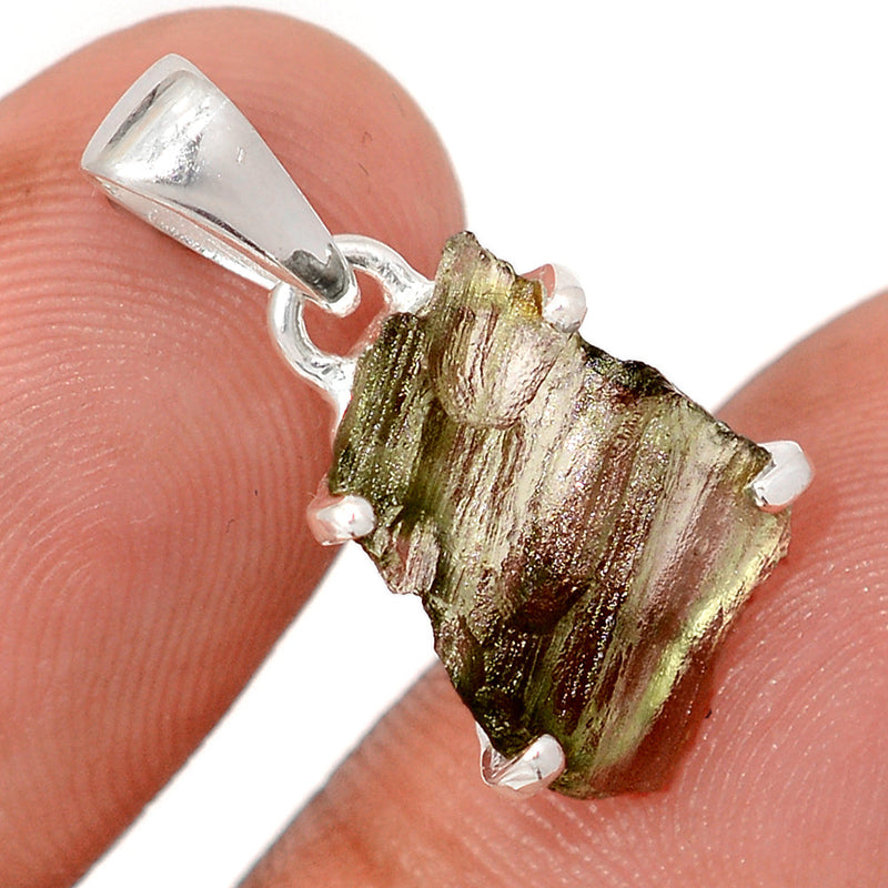 1" Claw - Moldavite Pendants - MLDP783