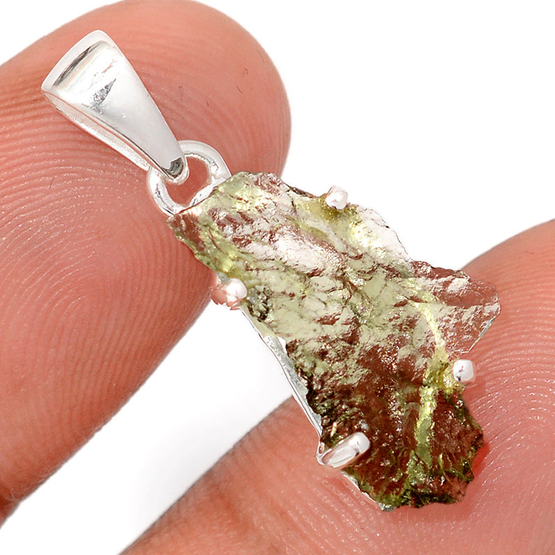 1.1" Claw - Moldavite Pendants - MLDP786