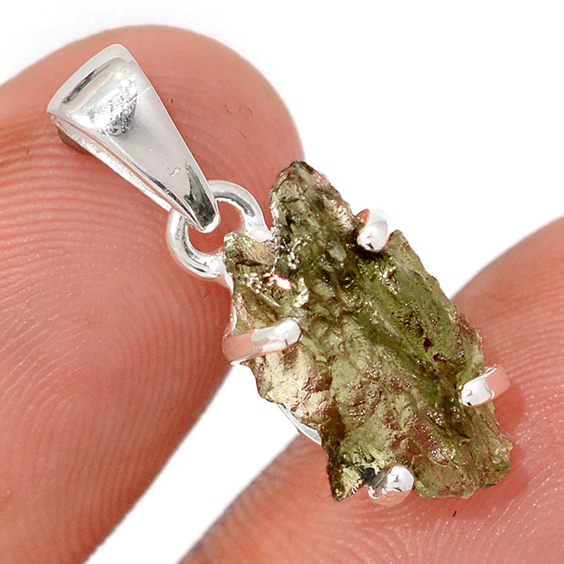 1" Claw - Moldavite Pendants - MLDP790