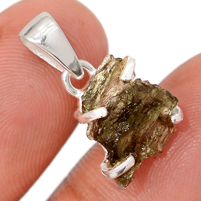 0.8" Claw - Moldavite Pendants - MLDP791