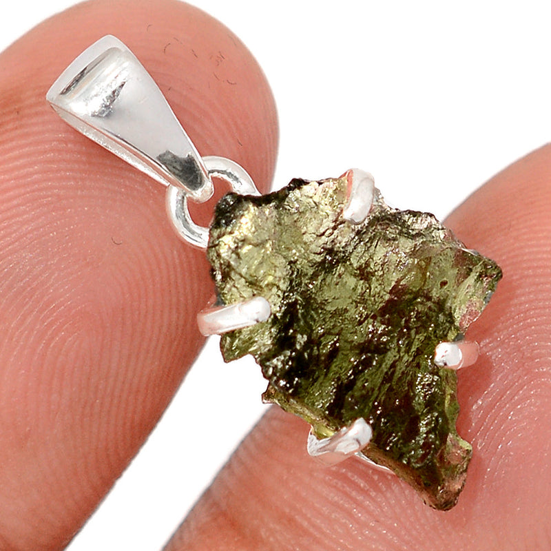 1" Claw - Moldavite Pendants - MLDP792
