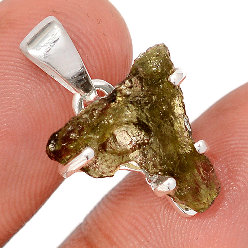 1" Claw - Moldavite Pendants - MLDP793