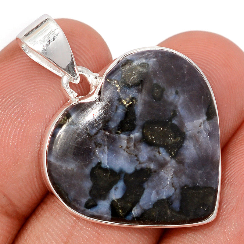 1.3" Heart - Mystic Merlinite Crystal Pendants - MMCP463