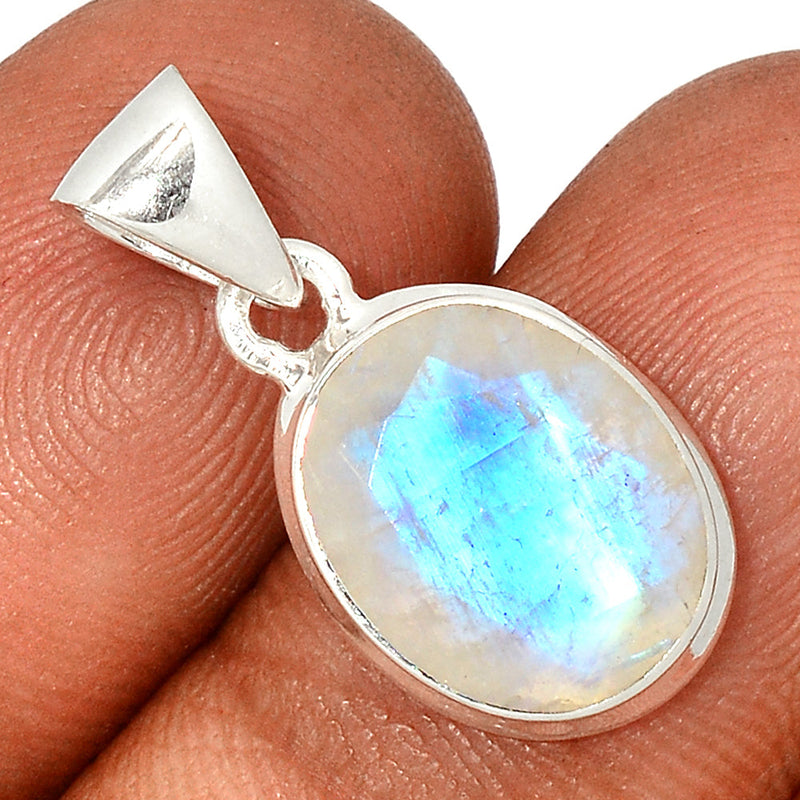 1" Moonstone Faceted Pendants - MNFP1747