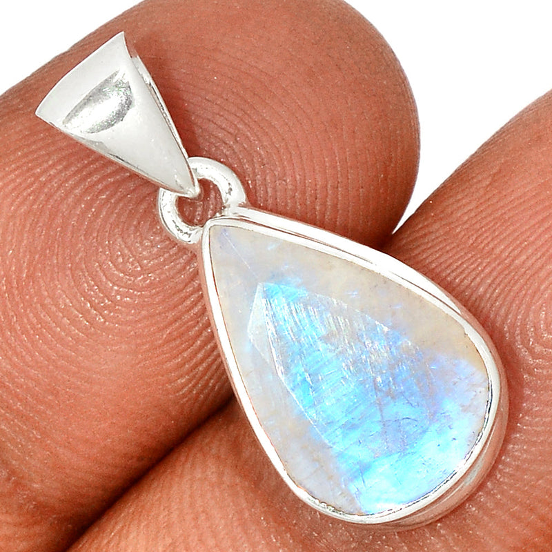 1" Moonstone Faceted Pendants - MNFP1768