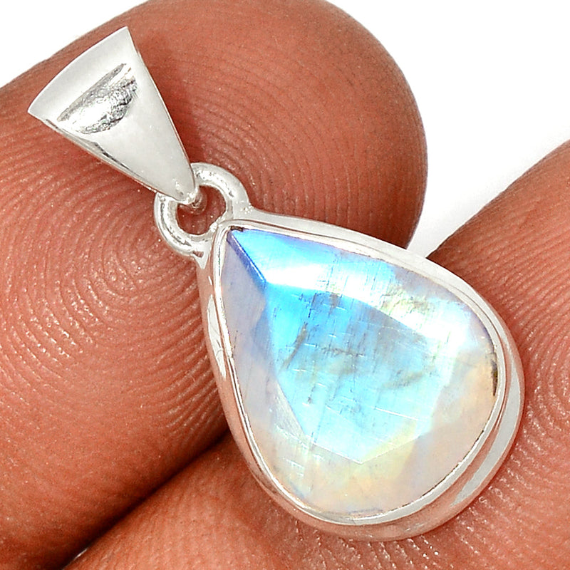 1" Moonstone Faceted Pendants - MNFP1775
