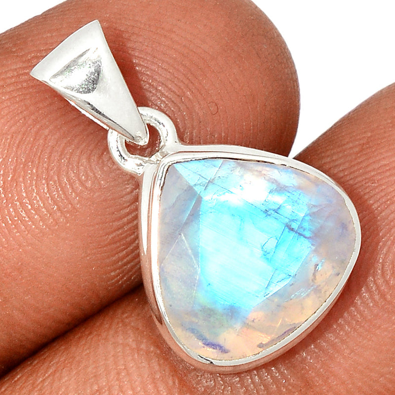 1" Moonstone Faceted Pendants - MNFP1777
