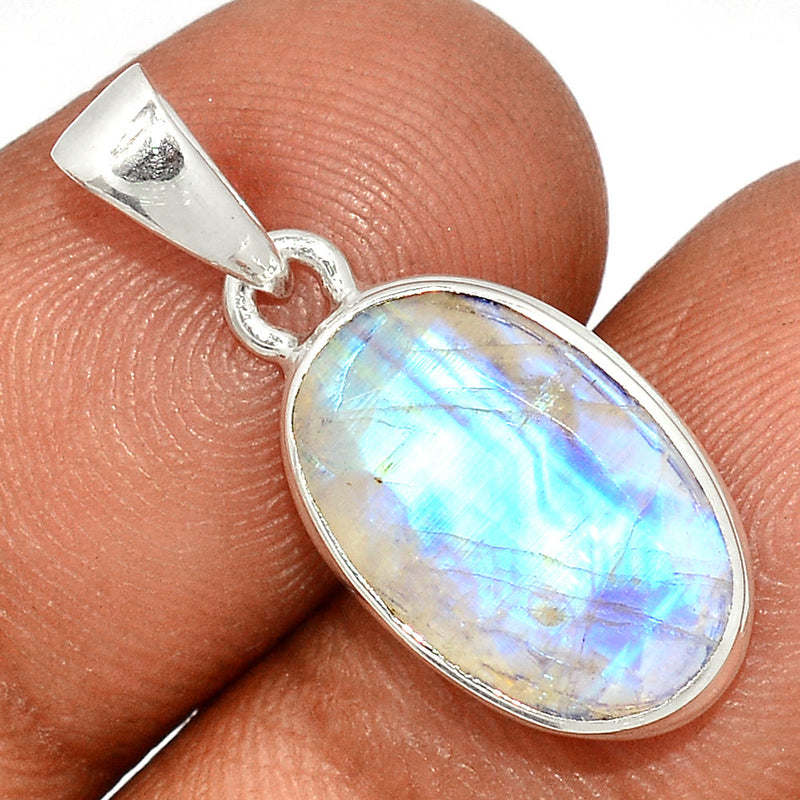 1" Moonstone Faceted Pendants - MNFP1778