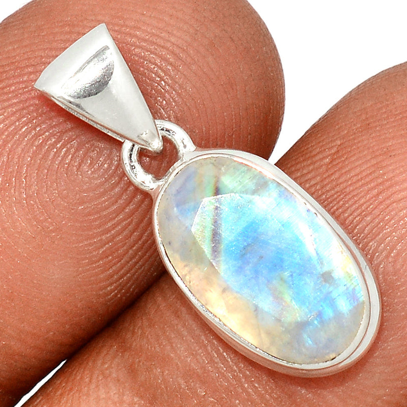 1" Moonstone Faceted Pendants - MNFP1780