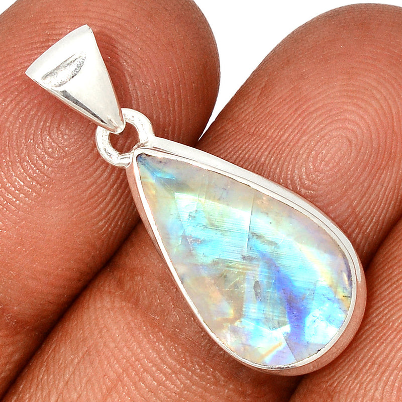 1.1" Moonstone Faceted Pendants - MNFP1784