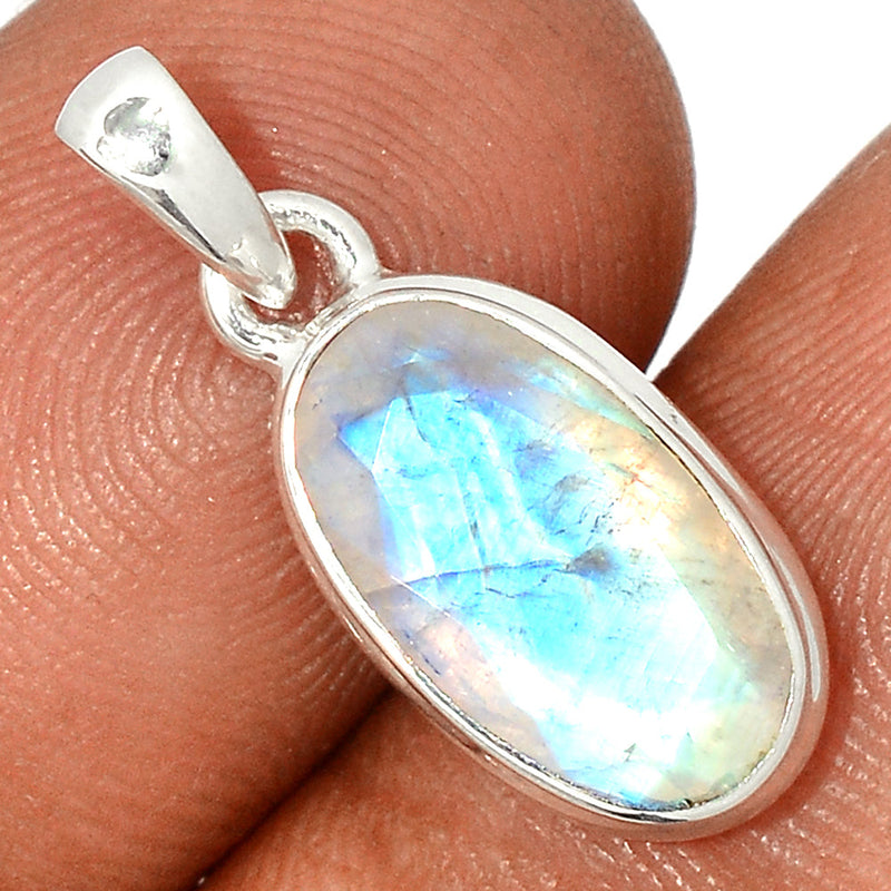 0.8" Moonstone Faceted Pendants - MNFP1785