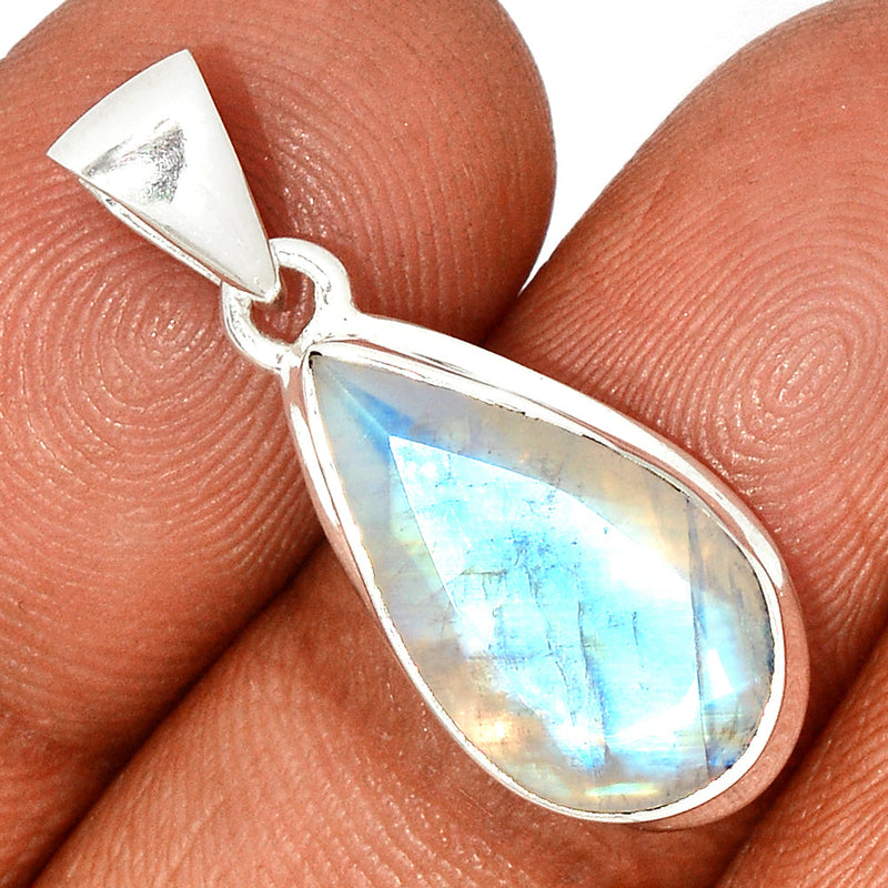 1.1" Moonstone Faceted Pendants - MNFP1789
