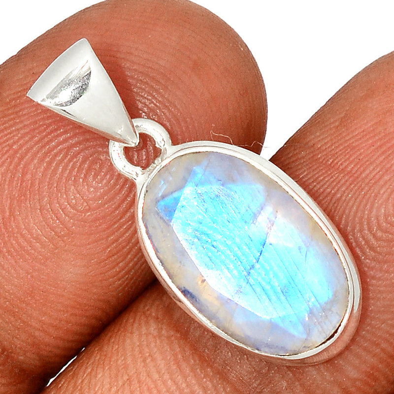 1.1" Moonstone Faceted Pendants - MNFP1790