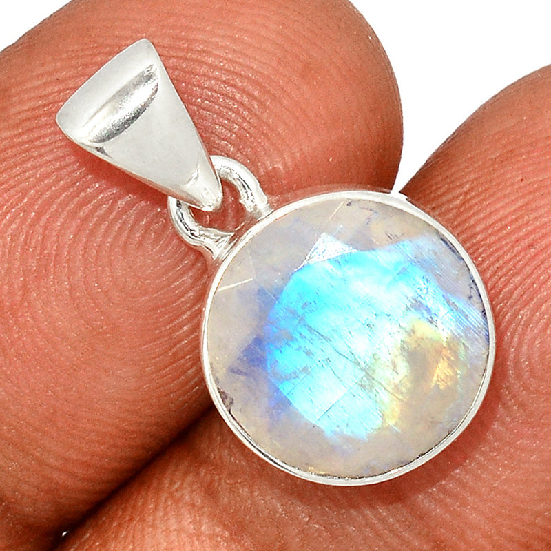 0.8" Moonstone Faceted Pendants - MNFP1791