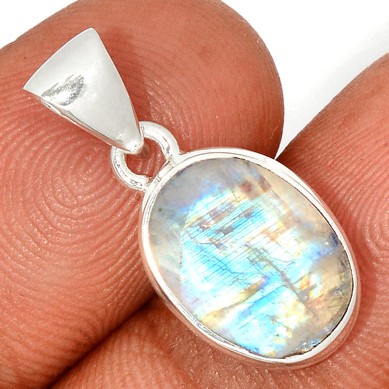 1" Moonstone Faceted Pendants - MNFP1792
