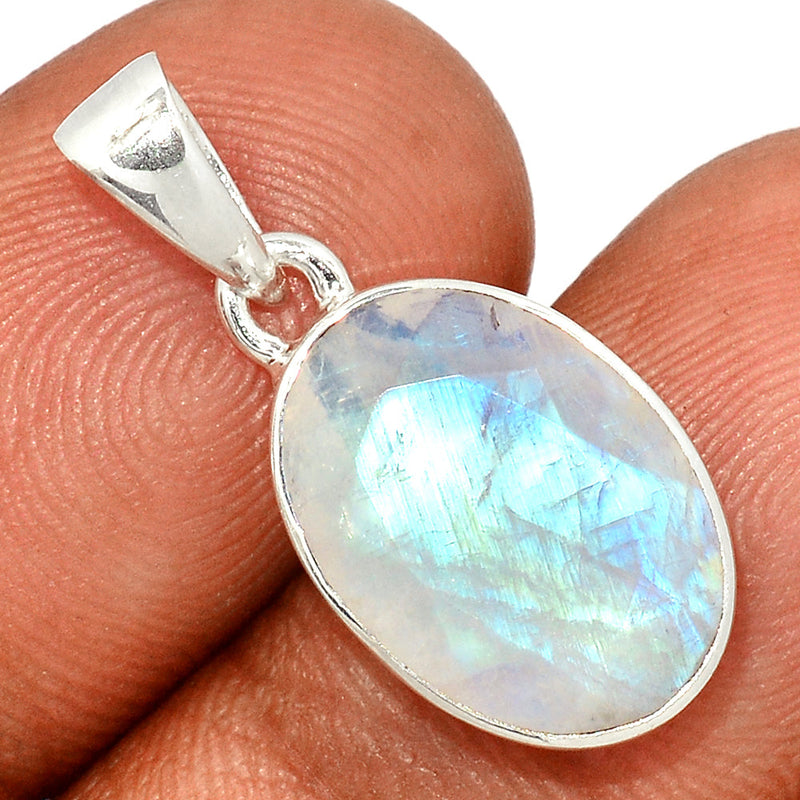 1.1" Moonstone Faceted Pendants - MNFP1796