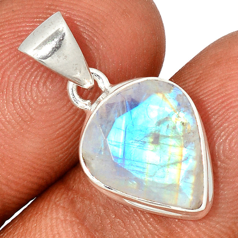 1" Moonstone Faceted Pendants - MNFP1799