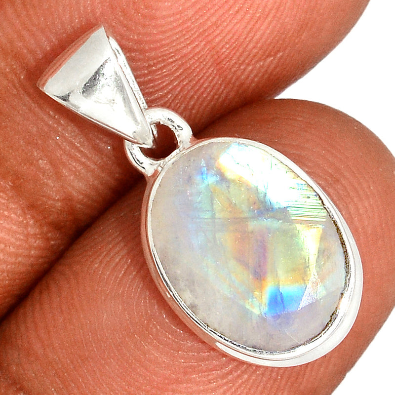 1" Moonstone Faceted Pendants - MNFP1801