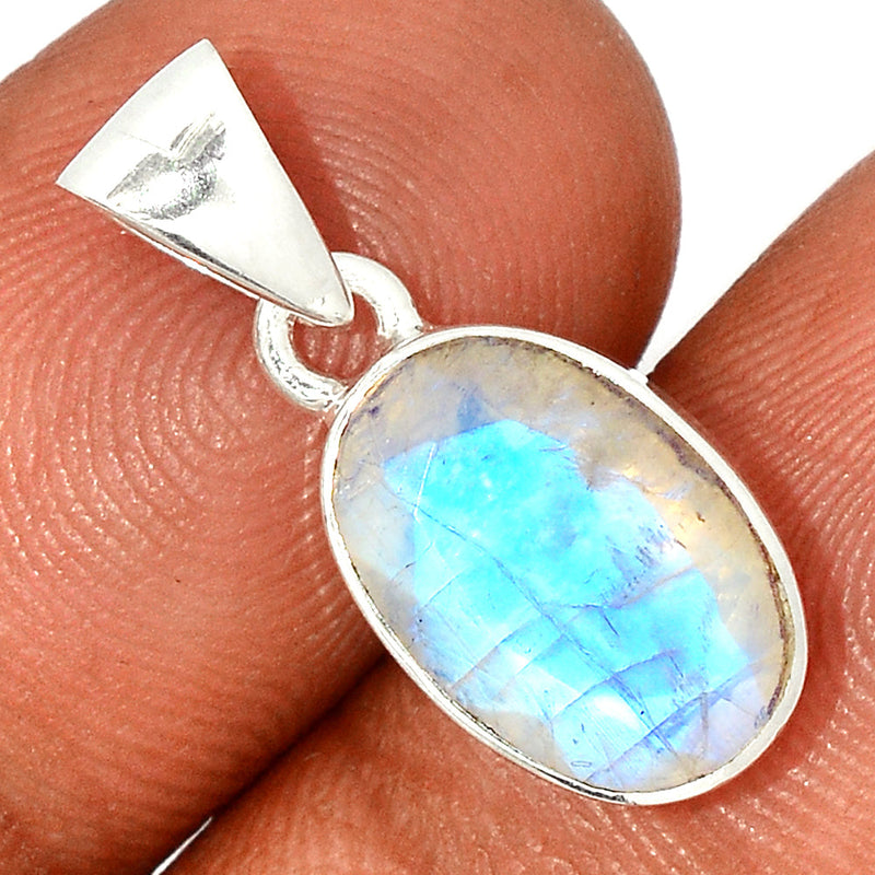 1" Moonstone Faceted Pendants - MNFP1807