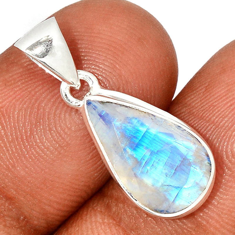 1" Moonstone Faceted Pendants - MNFP1809