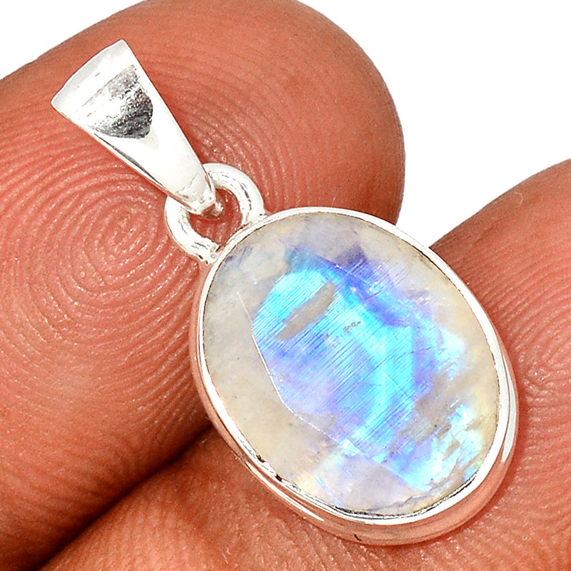 1" Moonstone Faceted Pendants - MNFP1814