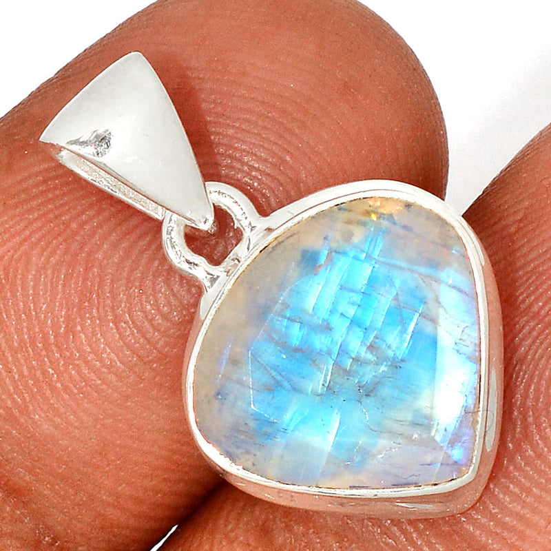 1" Moonstone Faceted Pendants - MNFP1823