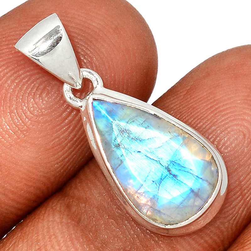 1.1" Moonstone Faceted Pendants - MNFP1825