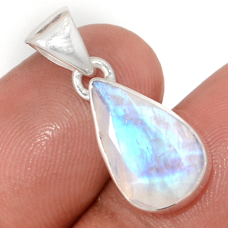 1" Moonstone Faceted Pendants - MNFP1869