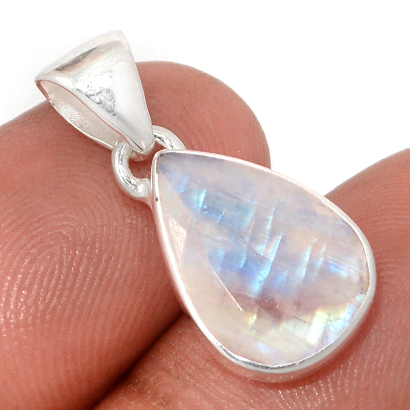1" Moonstone Faceted Pendants - MNFP1879