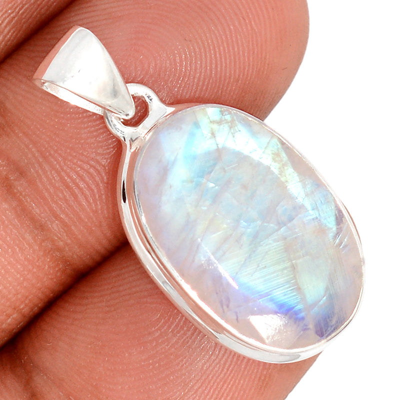 1.2" Moonstone Faceted Pendants - MNFP1903