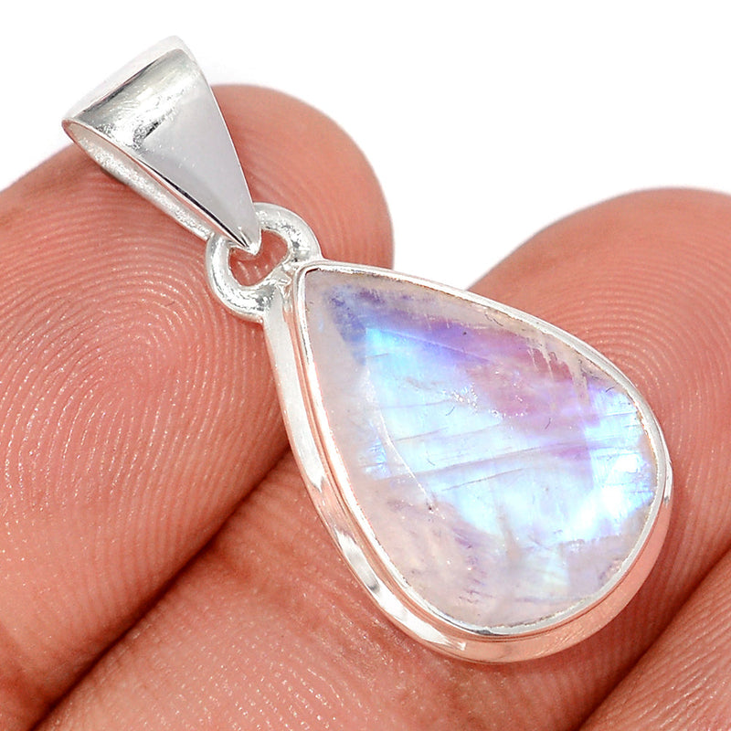 1.2" Rainbow Moonstone Faceted Pendants - MNFP1963