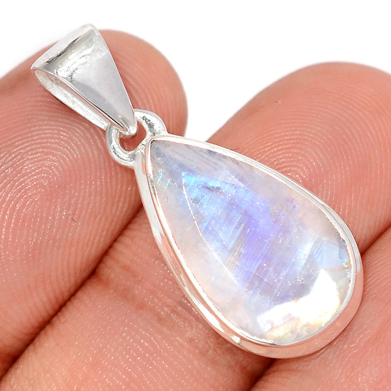 1.2" Rainbow Moonstone Faceted Pendants - MNFP1968