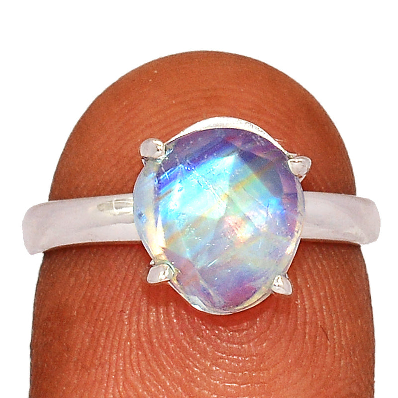 Claw - Moonstone Faceted Ring - MNFR1689