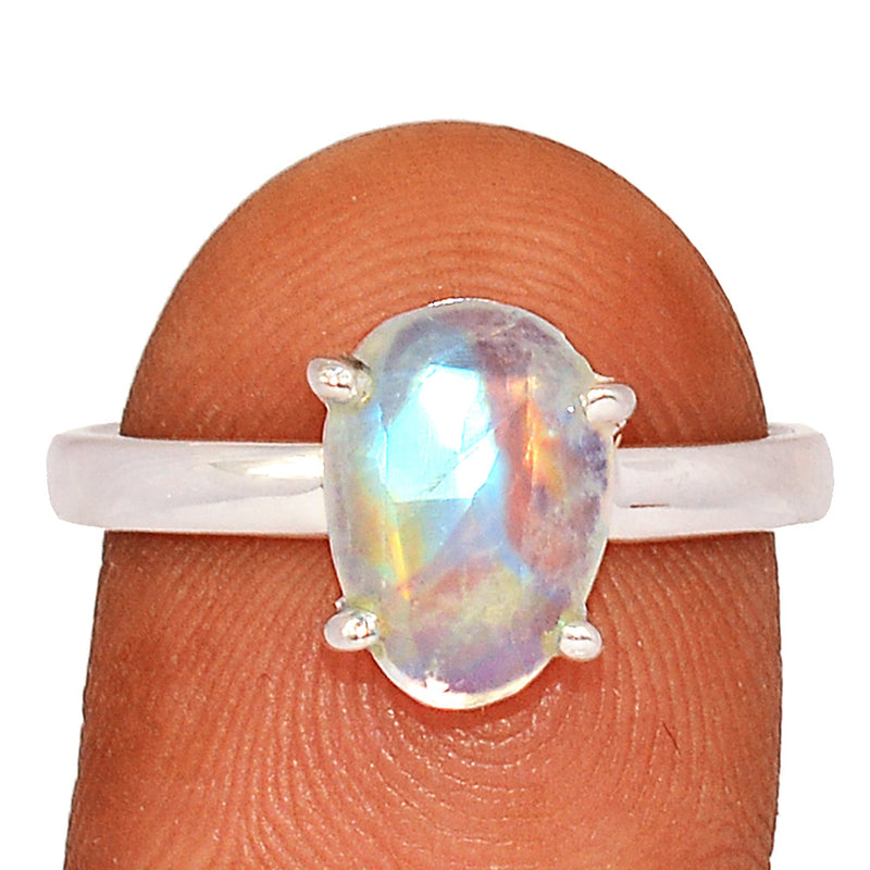 Claw - Moonstone Faceted Ring - MNFR1693