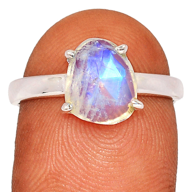 Claw - Moonstone Faceted Ring - MNFR1712