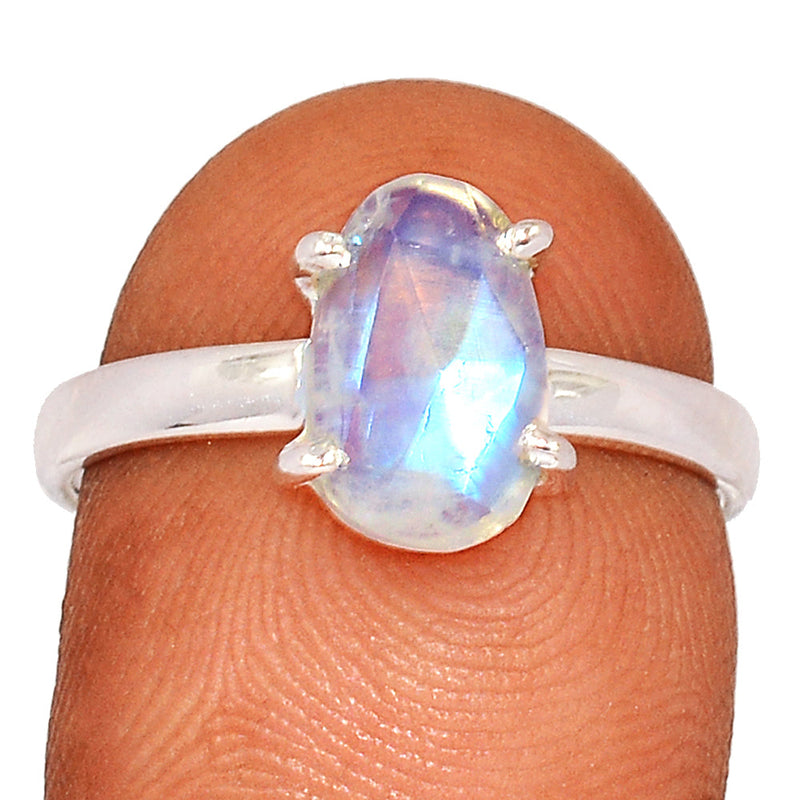 Claw - Moonstone Faceted Ring - MNFR1713