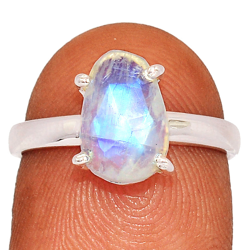 Claw - Moonstone Faceted Ring - MNFR1722