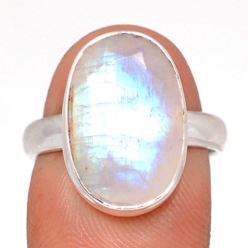 Moonstone Faceted Ring - MNFR1754