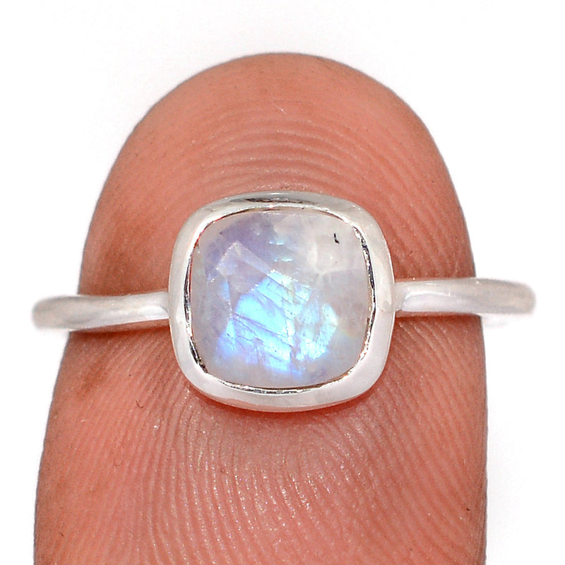 Moonstone Faceted Ring - MNFR1