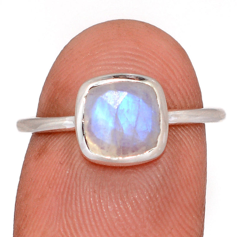 Moonstone Faceted Ring - MNFR4